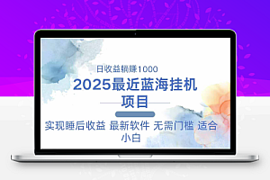 2025最新挂机躺赚项目 一台电脑轻松日入500