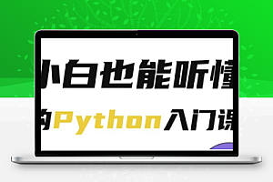Python小白也能听懂的入门课 【7GB】