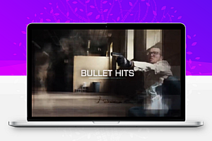 45个子弹击中目标混泥土灰尘飞扬特效动画4K视频素材ActionVFX – Bullet Hits