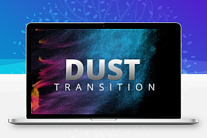 AE粉尘粒子消散溶解转场过渡特效插件 Dust Transition V1.0.2 Win