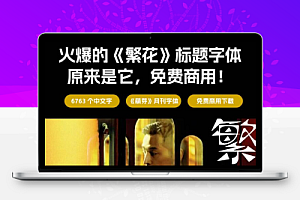 《繁花》逐浪萌芽体免费商用字体下载