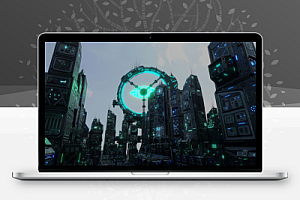 Blender未来科幻城市生活场景3D模型 Future Tech Megacity