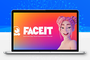 Blender手机捕捉人物面部动作插件 Faceit V2.3.51 For Blender 2.8+