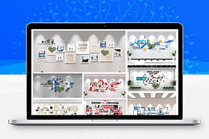 企业公司优秀团队员工风采照片墙荣誉形象展示文化墙模板设计素材