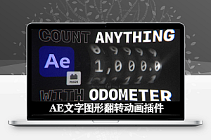中文汉化-AE文字图形翻转动画插件 Odometer V1.2 Win/Mac + 使用教程